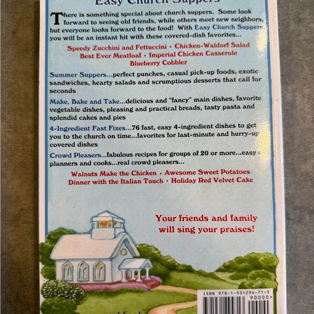 Easy Church Suppers Hallelujah! Recipes For One and All by Barbara C Jones
